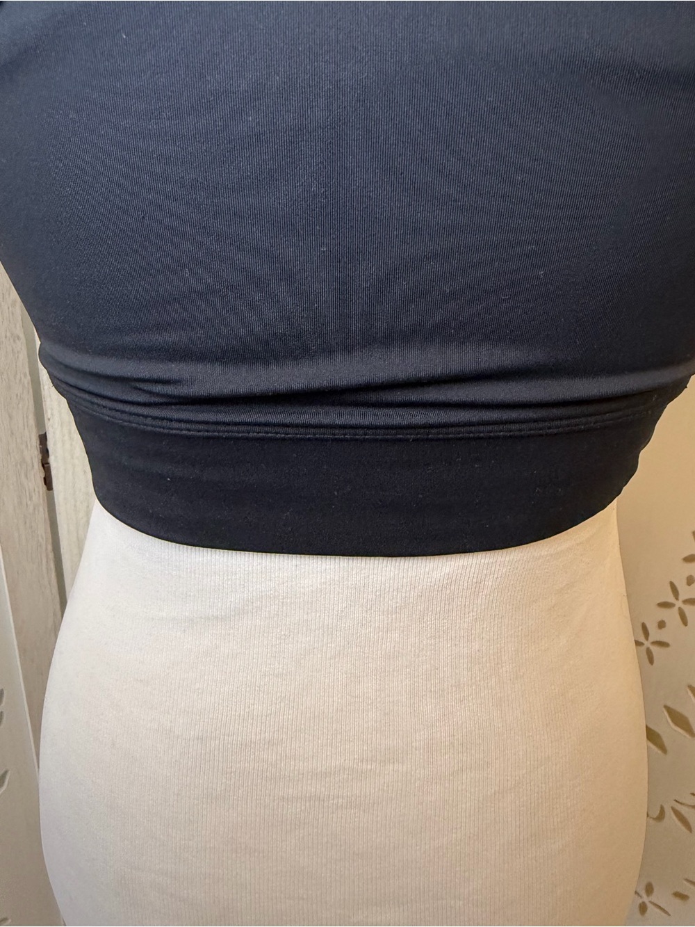 Black Racerback Sports Bra - Picture 6 of 7